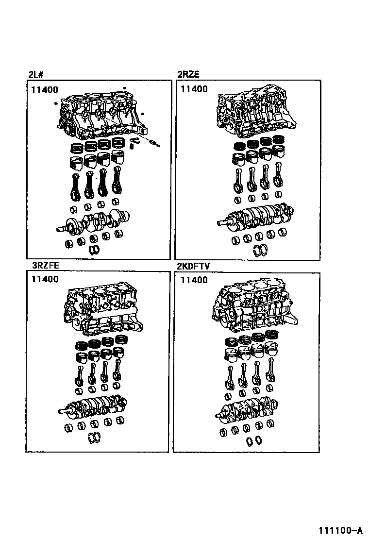 1102 — SHORT BLOCK ASSEMBLY
