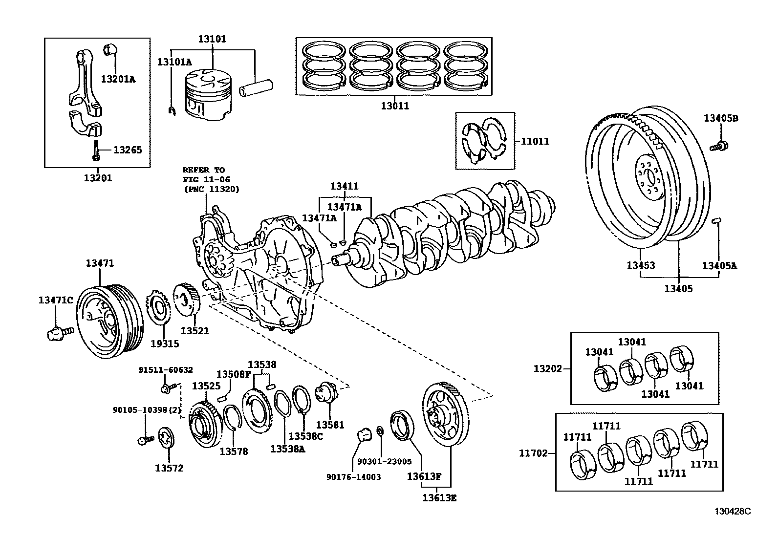 1301 — CRANKSHAFT & PISTON