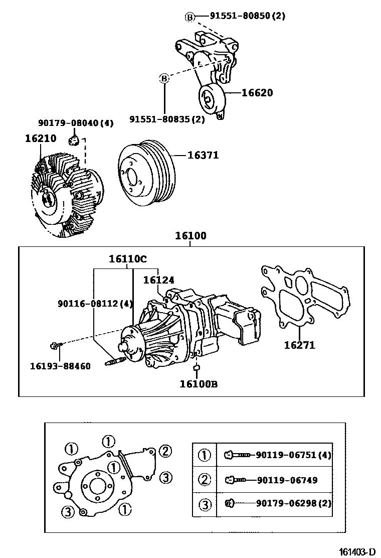1601 — WATER PUMP