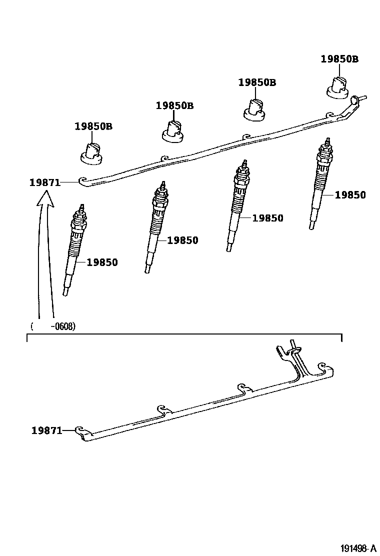 1901 — IGNITION COIL & SPARK PLUG / GLOW PLUG