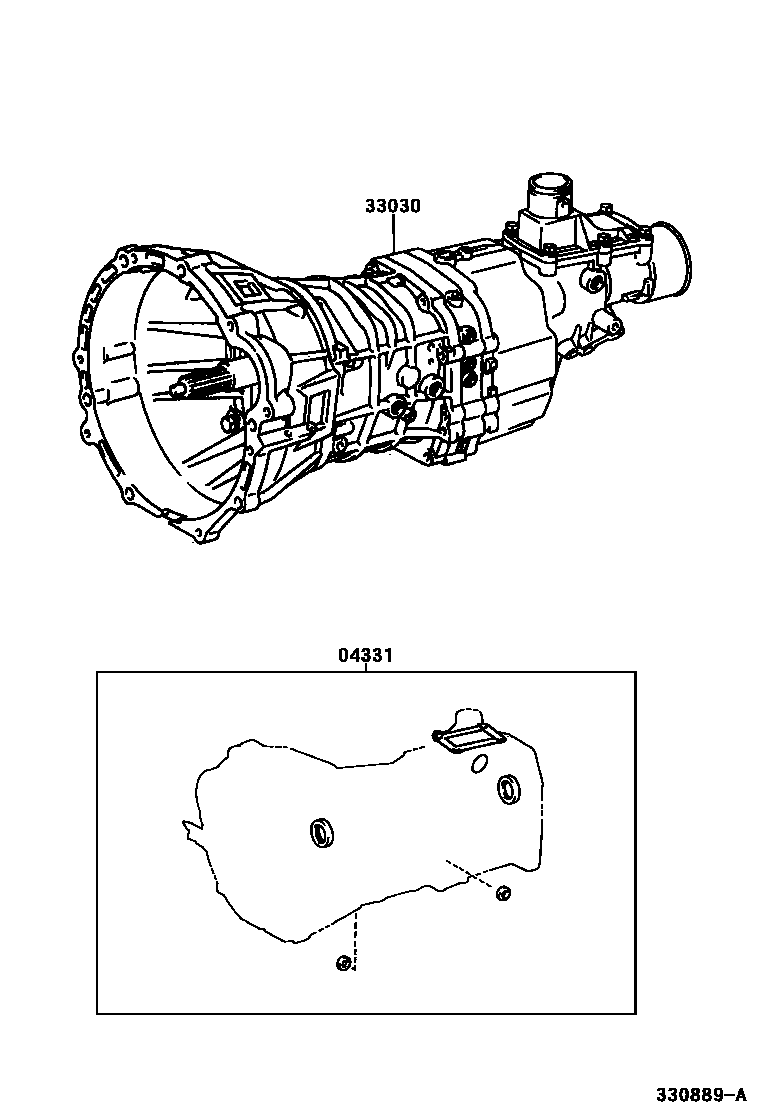 3301 — TRANSAXLE OR TRANSMISSION ASSY & GASKET KIT (MTM)