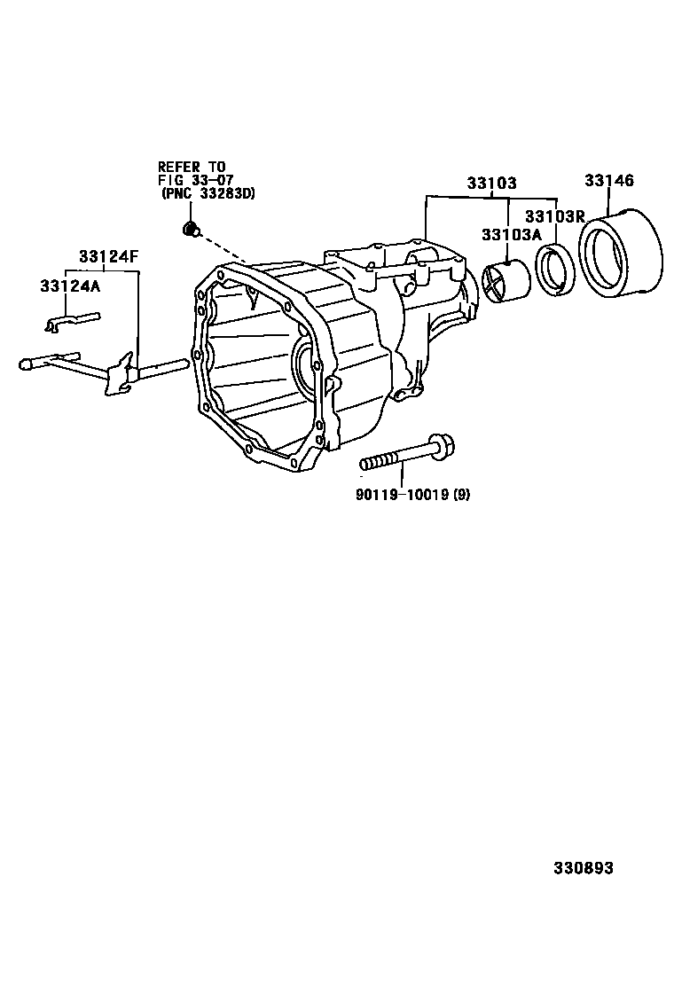 3303 — EXTENSION HOUSING (MTM)