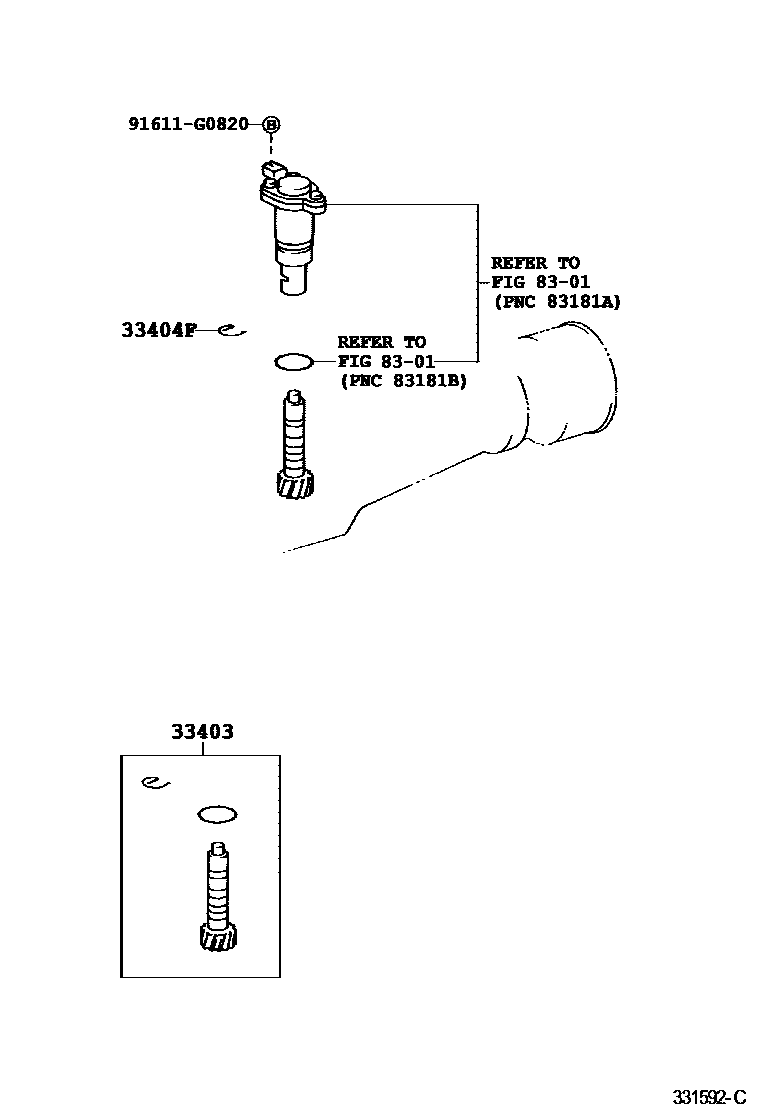 3304 — SPEEDOMETER DRIVEN GEAR (MTM)