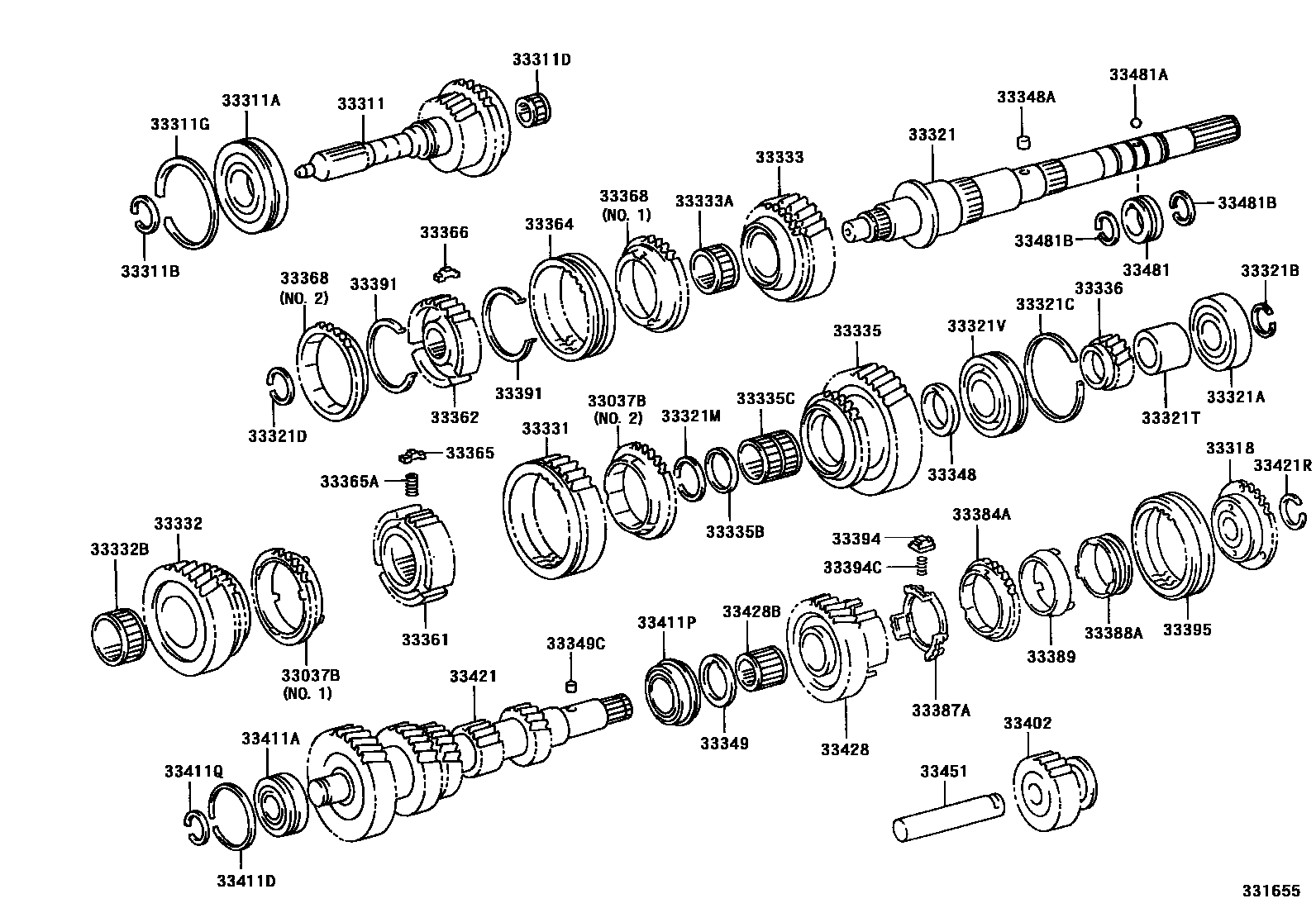 3305 — TRANSMISSION GEAR (MTM)