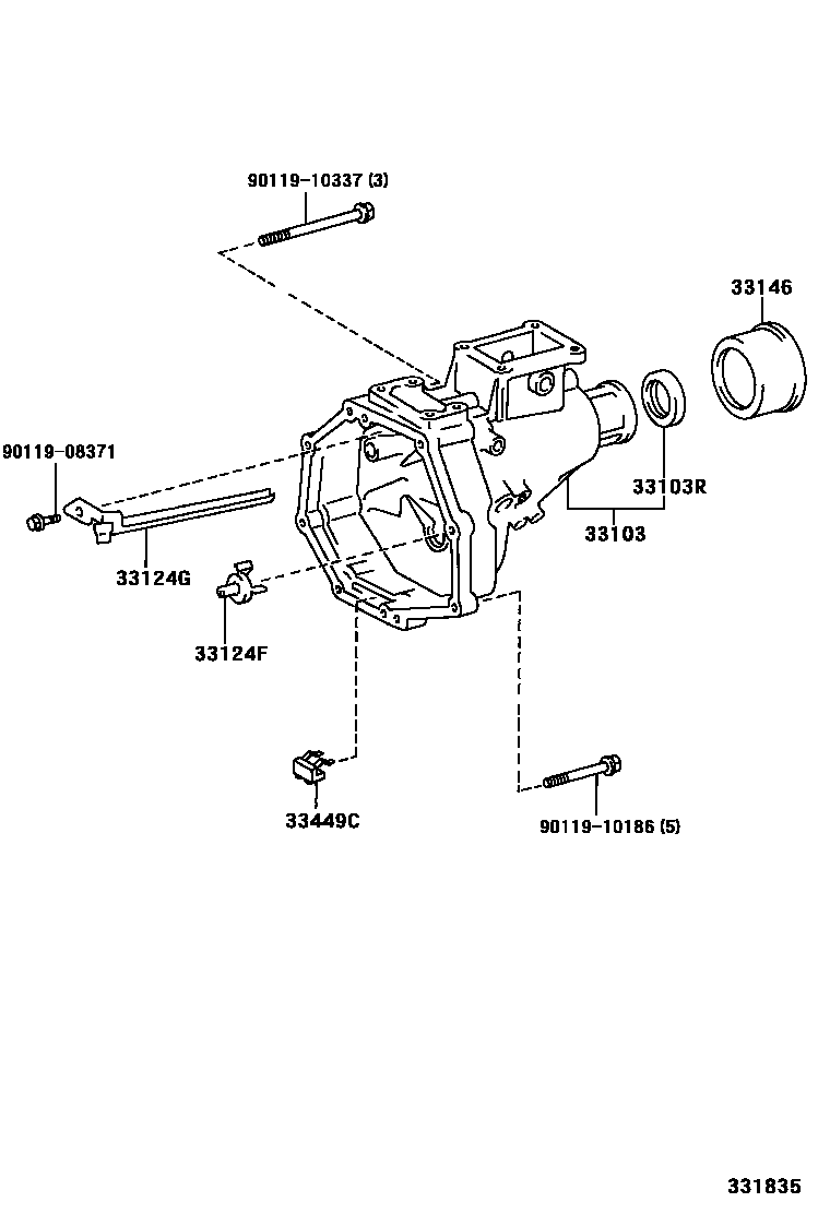 3303 — EXTENSION HOUSING (MTM)