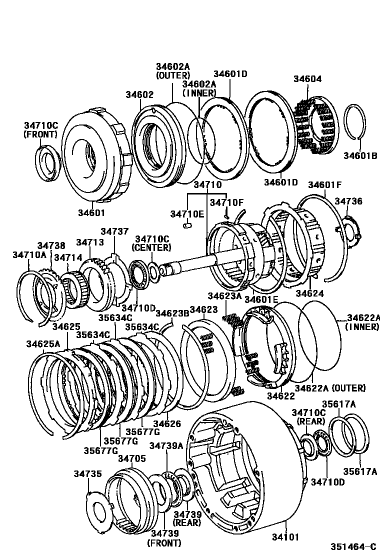 3506 — OVERDRIVE GEAR (ATM)