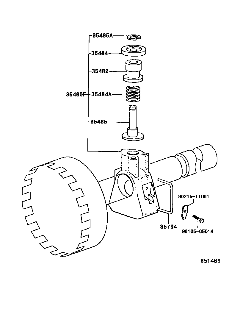 3511 — REAR OIL PUMP & GOVERNOR (ATM)