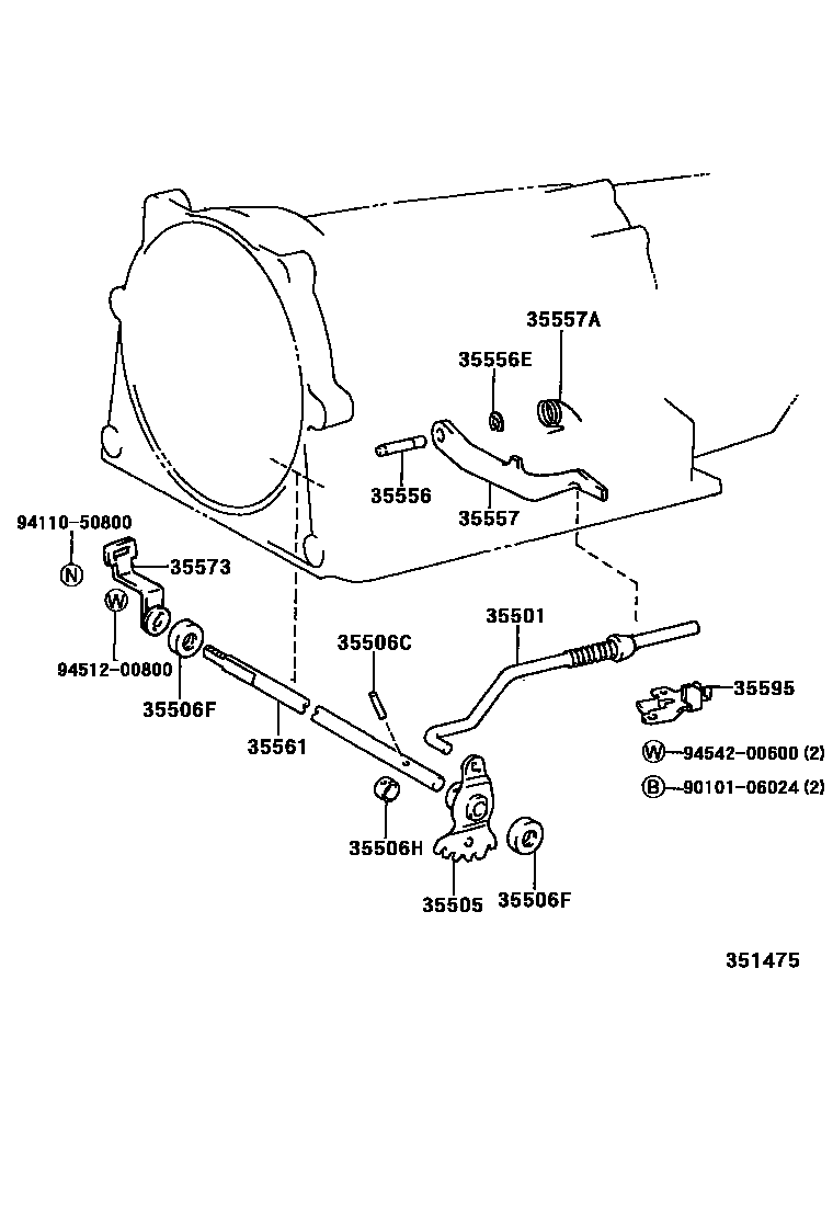 3513 — THROTTLE LINK & VALVE LEVER (ATM)