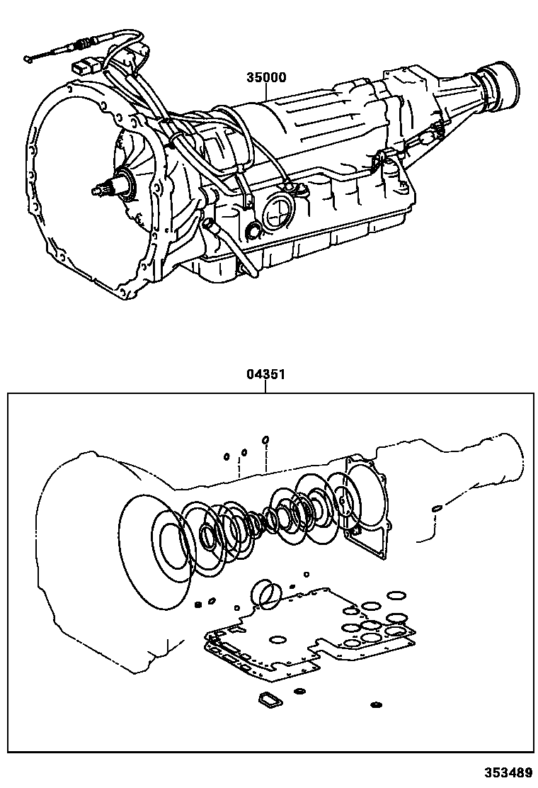 3501 — TRANSAXLE OR TRANSMISSION ASSY & GASKET KIT (ATM)