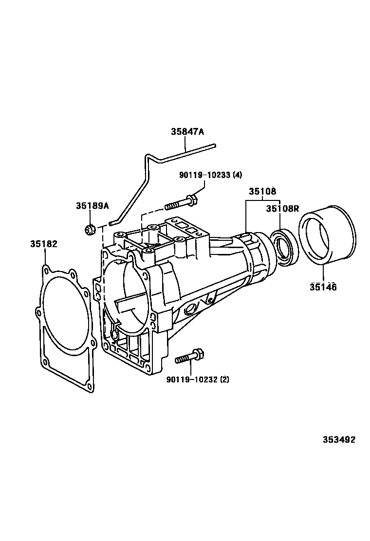 3504 — EXTENSION HOUSING (ATM)
