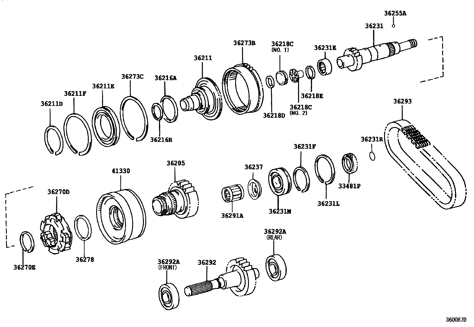 3610 — TRANSFER GEAR