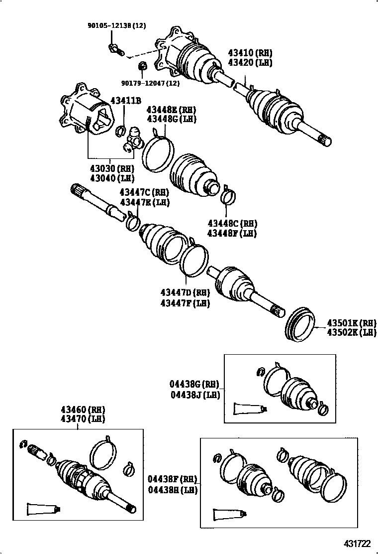 4302 — FRONT DRIVE SHAFT