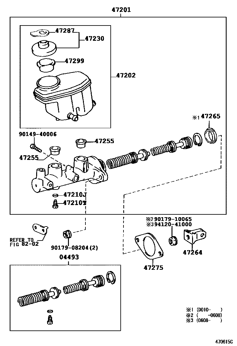 4702 — BRAKE MASTER CYLINDER