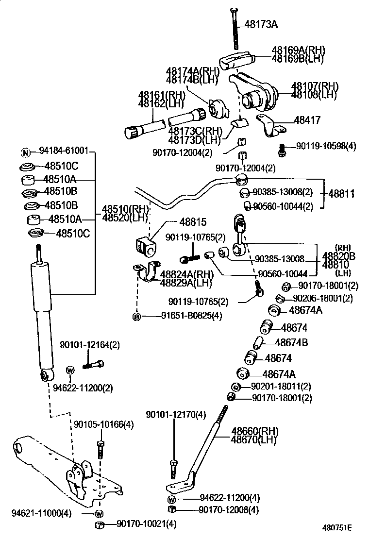 4803 — FRONT SPRING & SHOCK ABSORBER