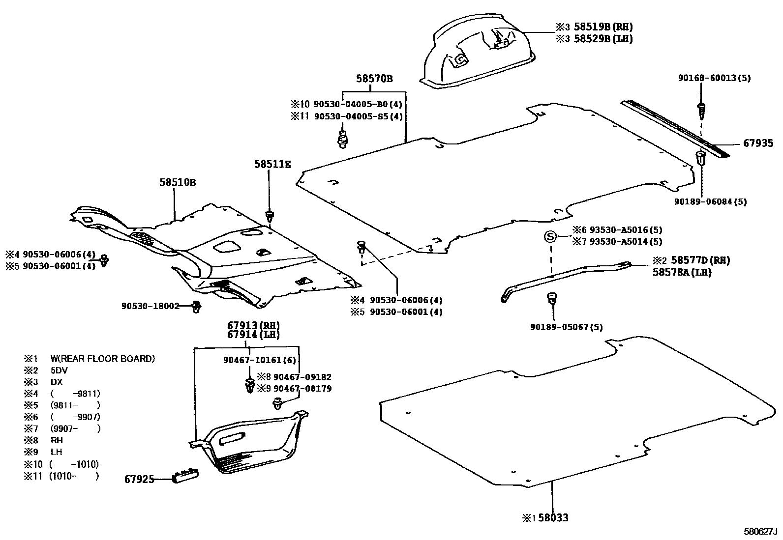 5854 — FLOOR MAT & SILENCER PAD