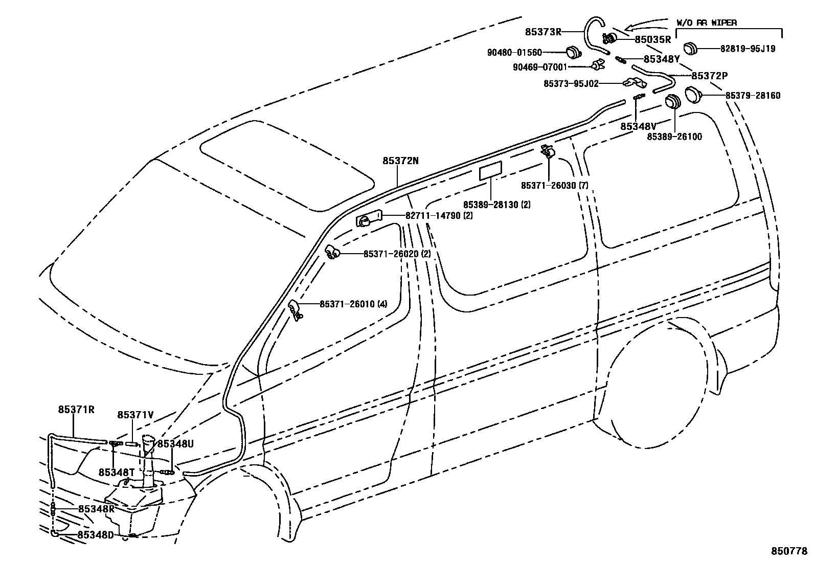 8504 — REAR WASHER
