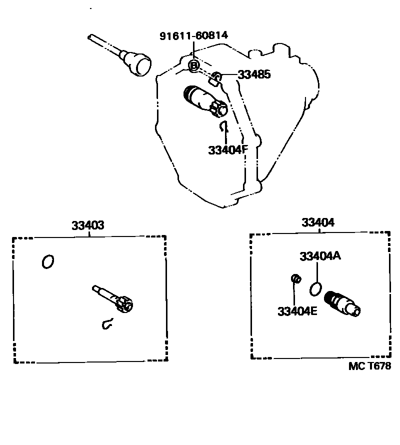 3304 — SPEEDOMETER DRIVEN GEAR (MTM)