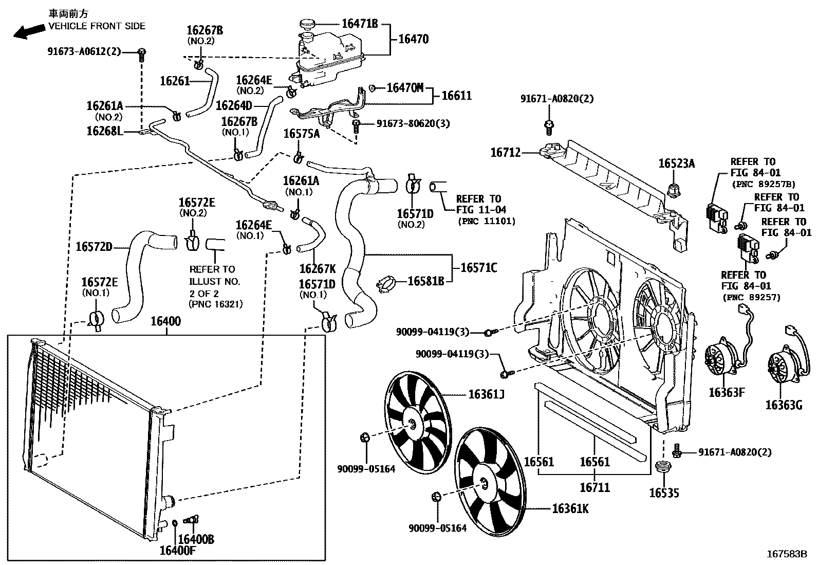 1603 — RADIATOR & WATER OUTLET