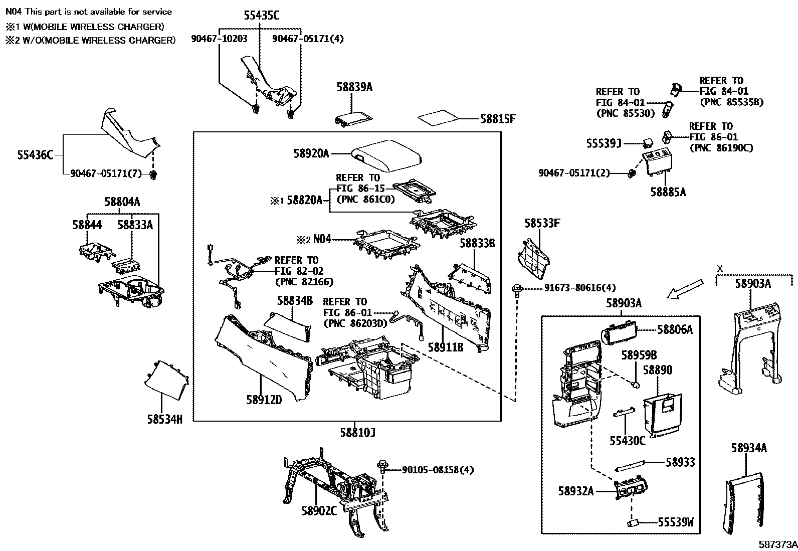 5855 — CONSOLE BOX & BRACKET