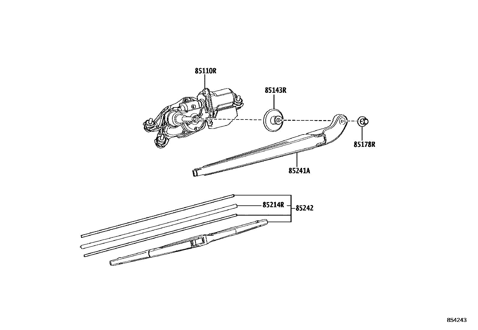 8502 — REAR WIPER