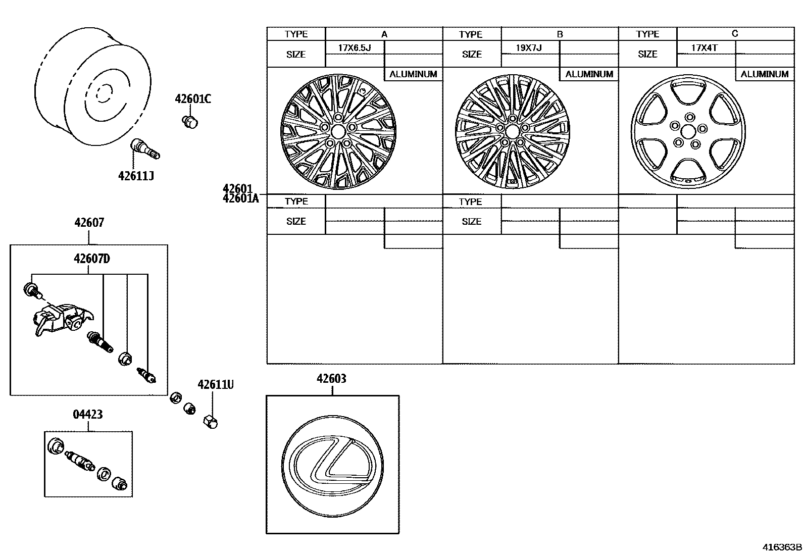 4103 — DISC WHEEL & WHEEL CAP