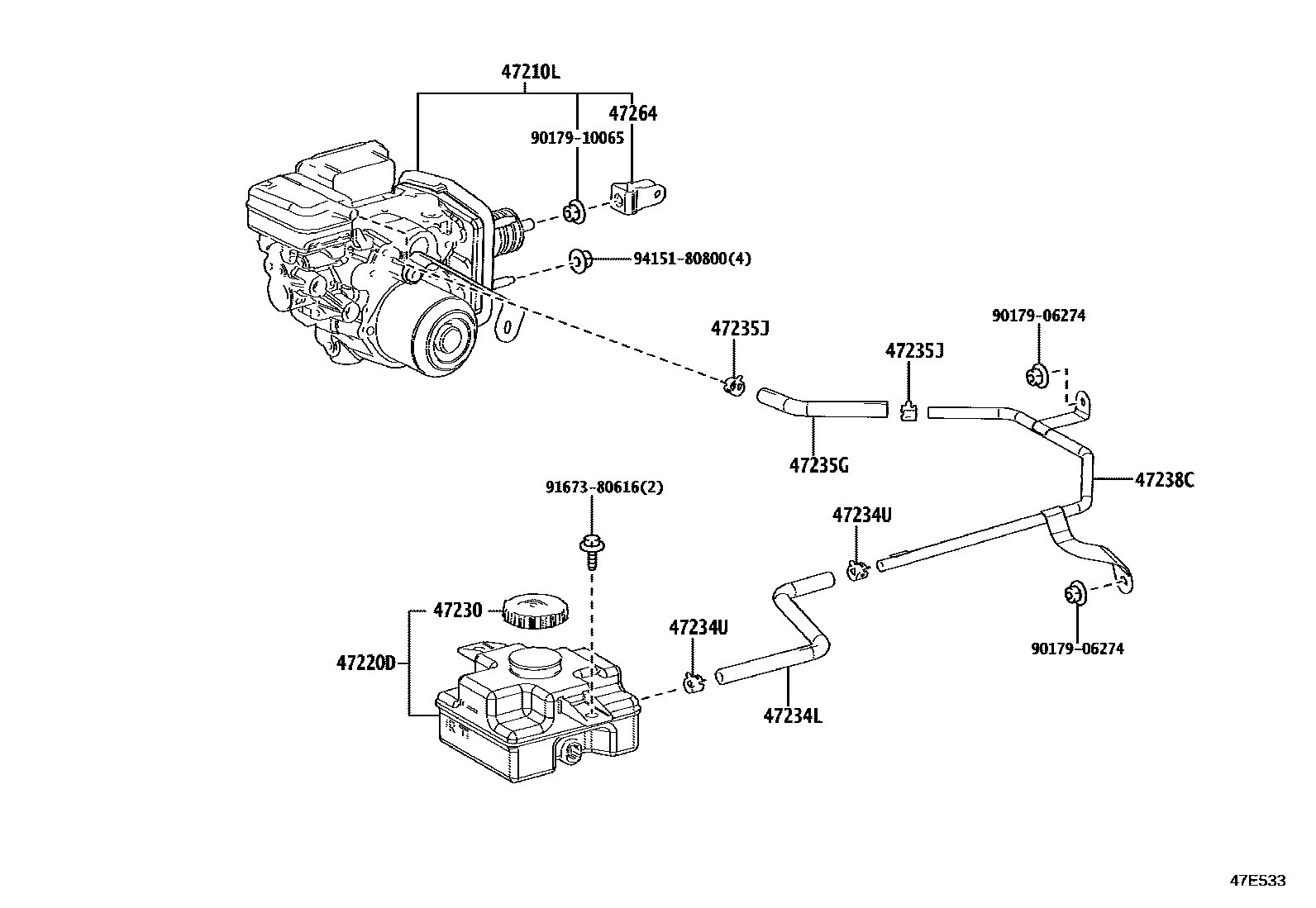 4702 — BRAKE MASTER CYLINDER
