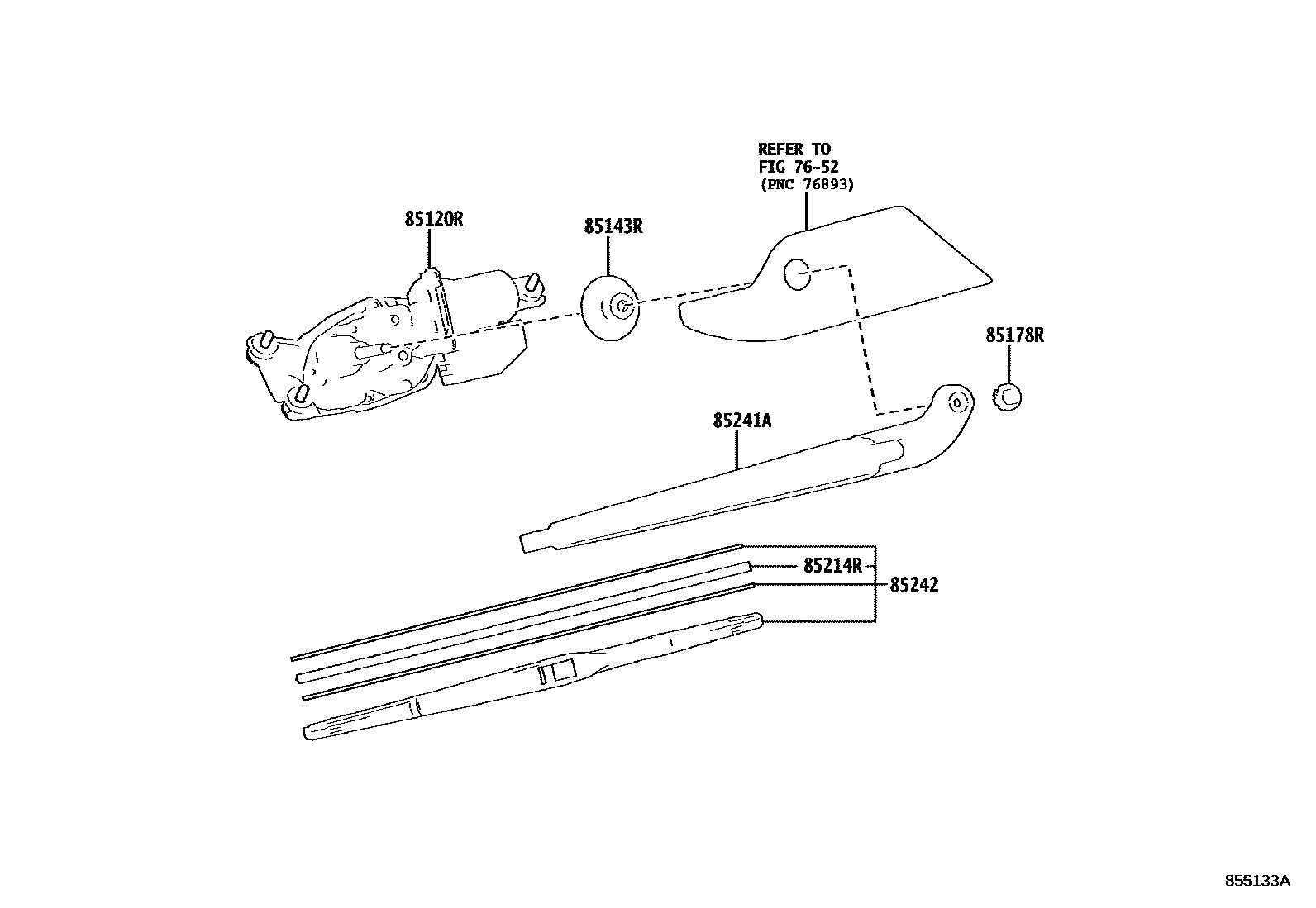 8502 — REAR WIPER