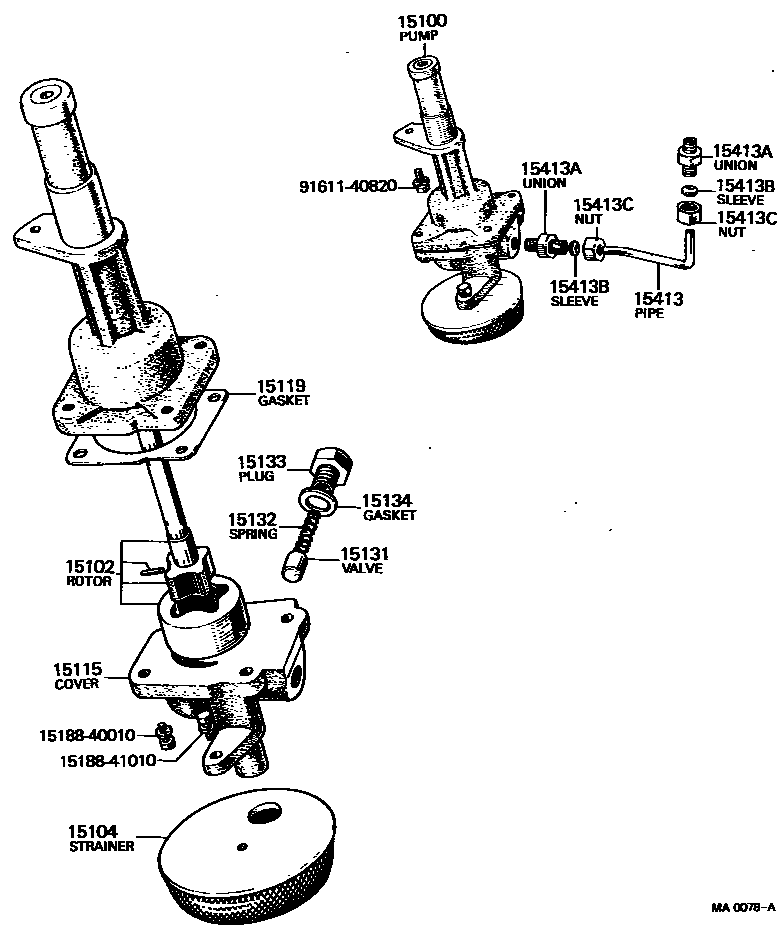 1501 — ENGINE OIL PUMP