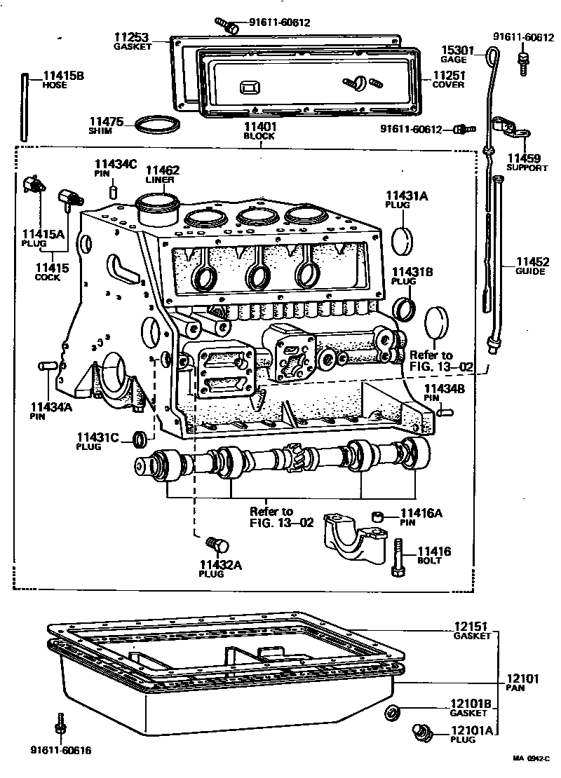 1105 — CYLINDER BLOCK