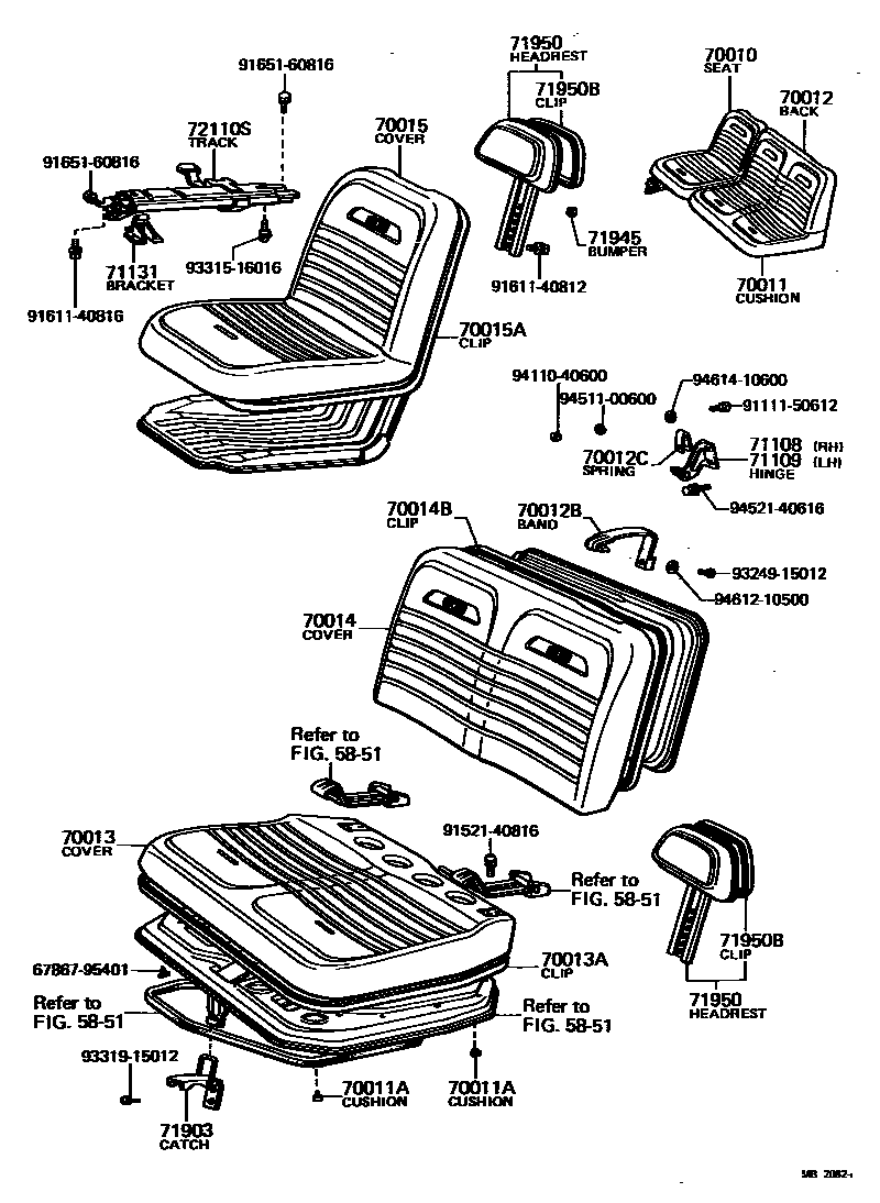 7151 — SEAT & SEAT TRACK