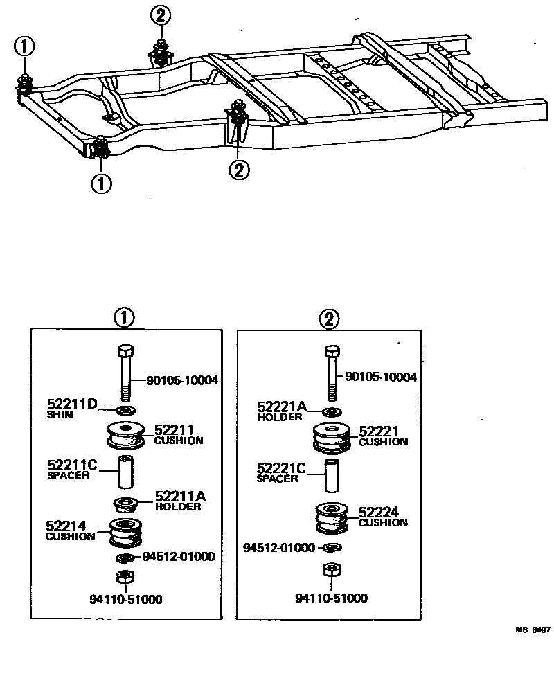 5251 — CAB MOUNTING & BODY MOUNTING