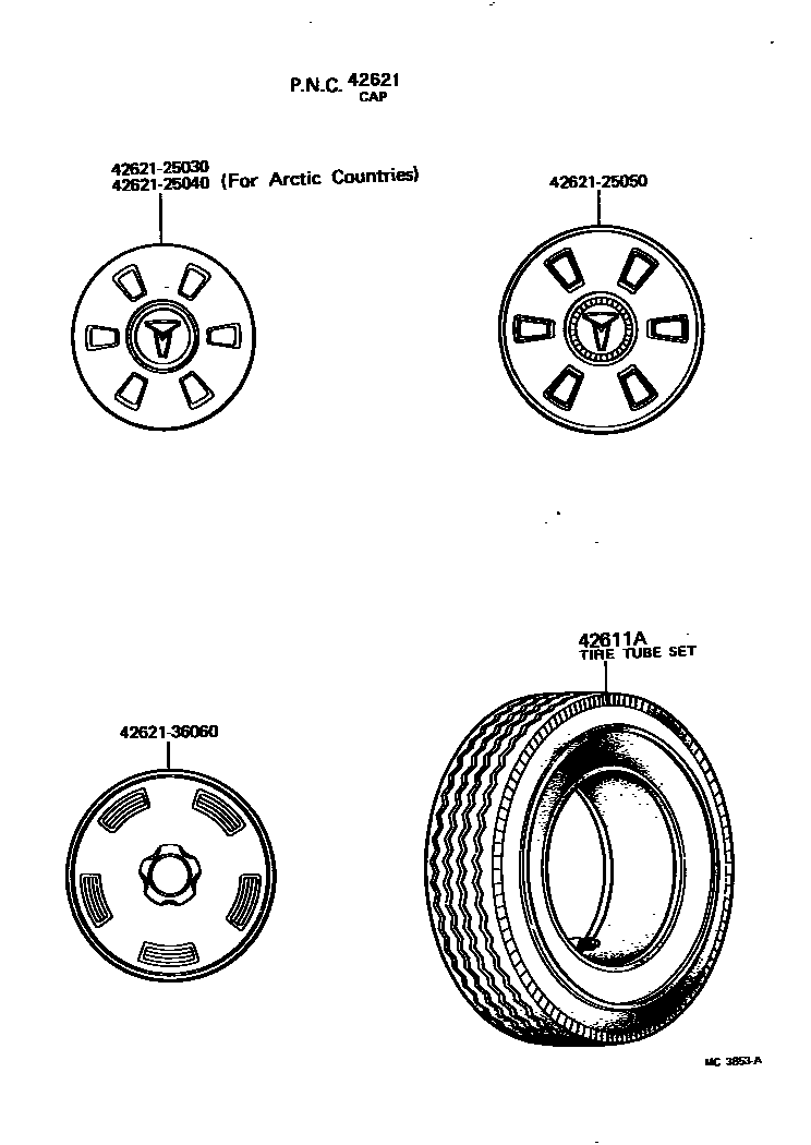4103 — DISC WHEEL & WHEEL CAP