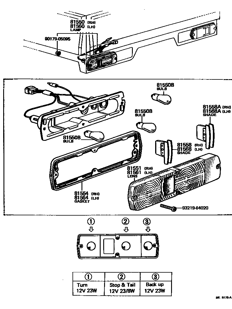 8111 — REAR COMBINATION LAMP