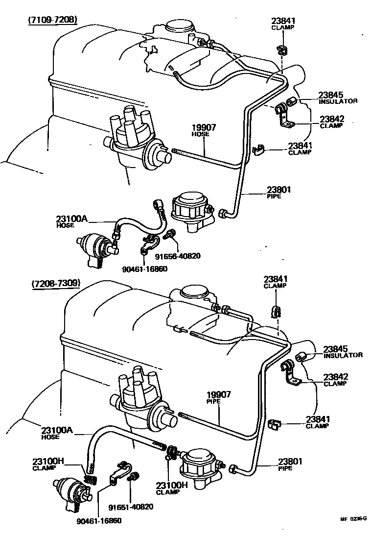2101 — FUEL PIPE & CLAMP
