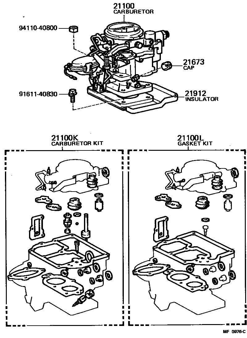 2102 — CARBURETOR ASSEMBLY