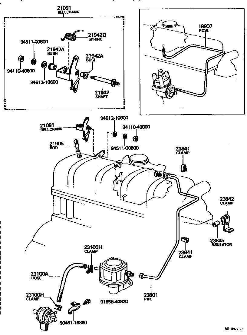 2101 — FUEL PIPE & CLAMP
