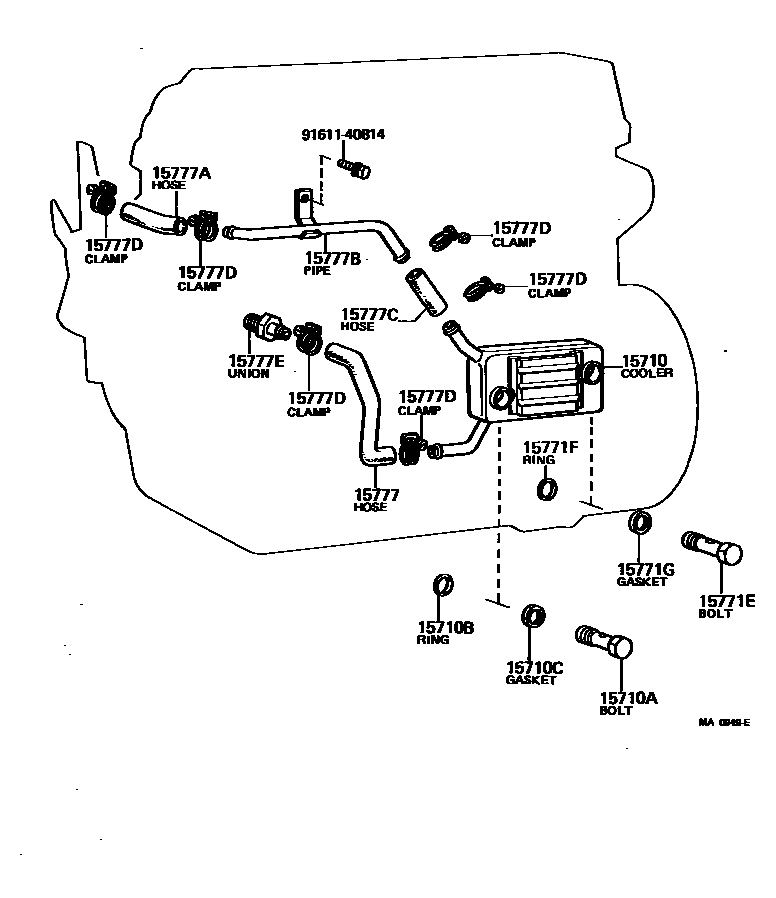 1503 — ENGINE OIL COOLER