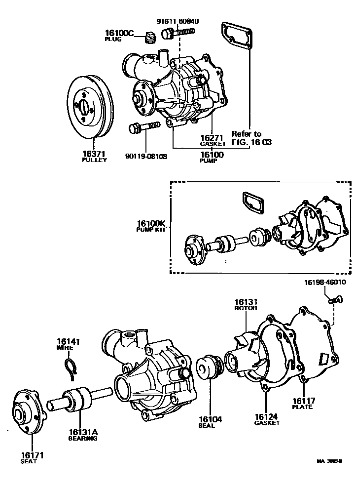 1601 — WATER PUMP