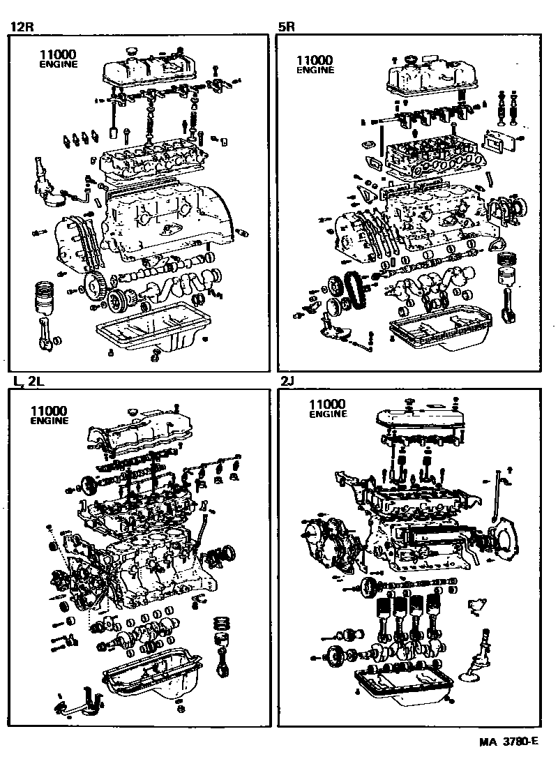 1101 — PARTIAL ENGINE ASSEMBLY