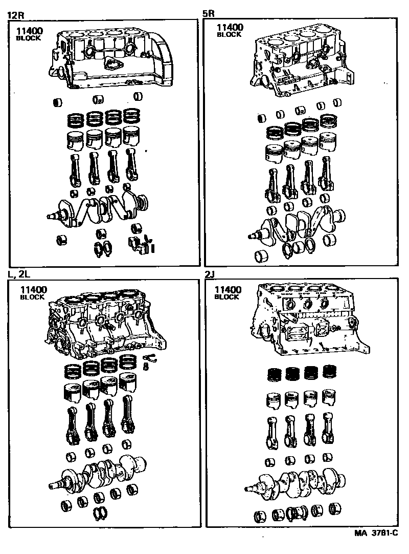 1102 — SHORT BLOCK ASSEMBLY