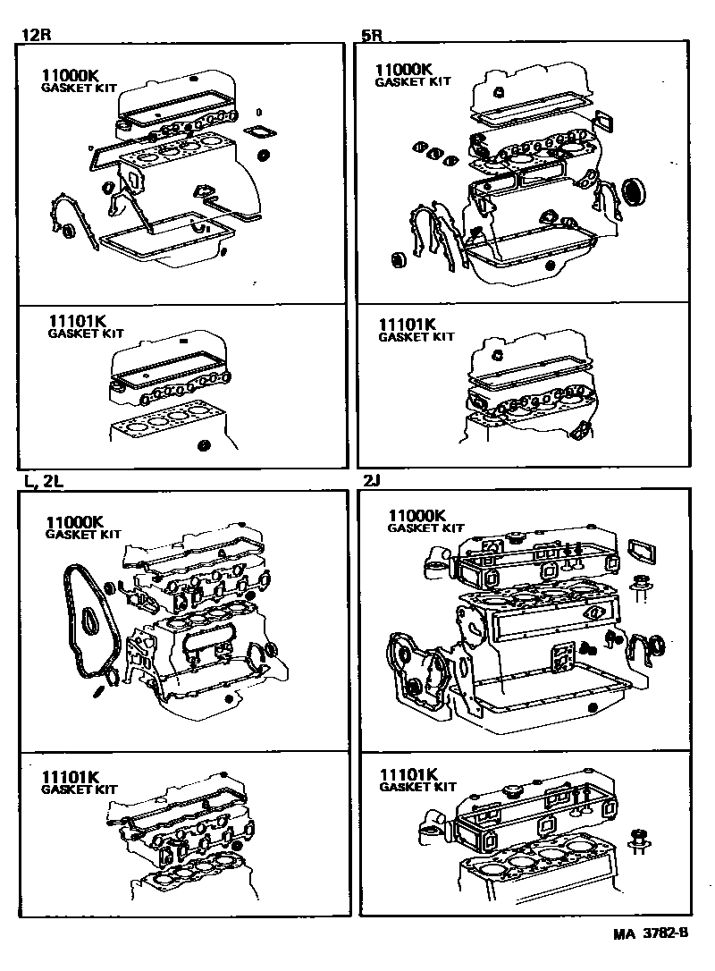 1103 — ENGINE OVERHAUL GASKET KIT