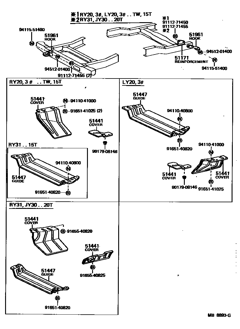 5152 — SUSPENSION CROSSMEMBER & UNDER COVER