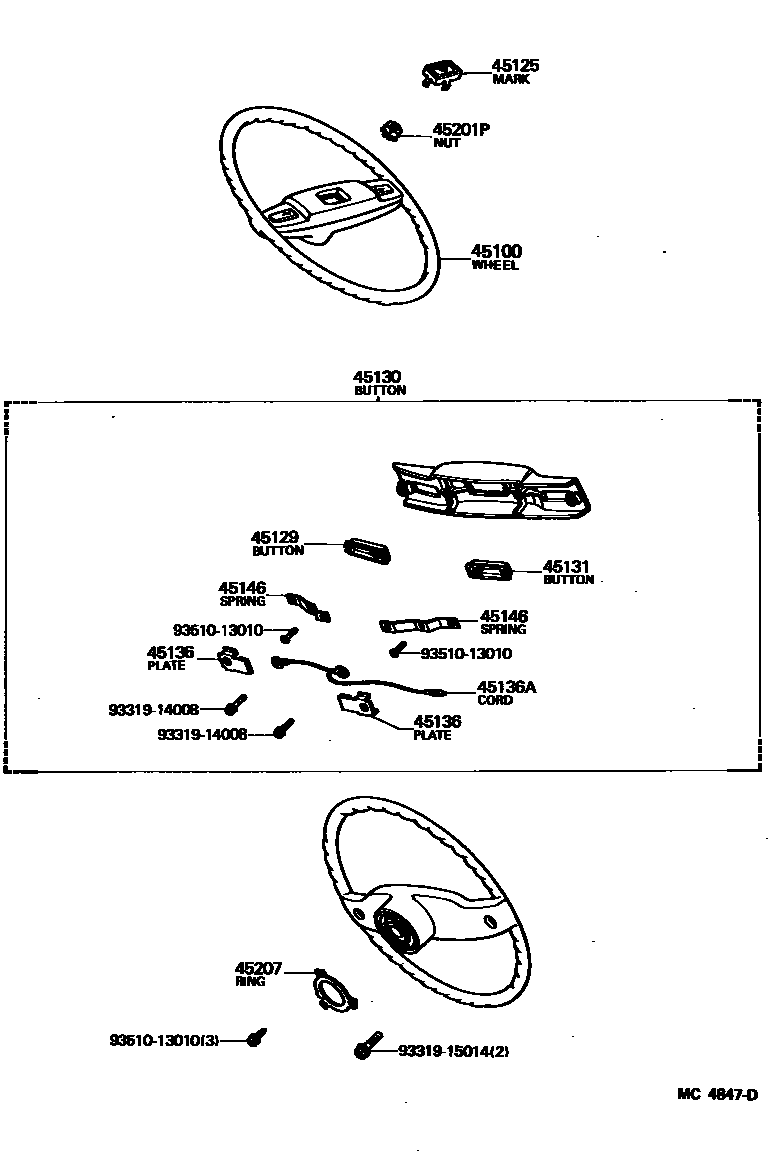 4504 — STEERING WHEEL