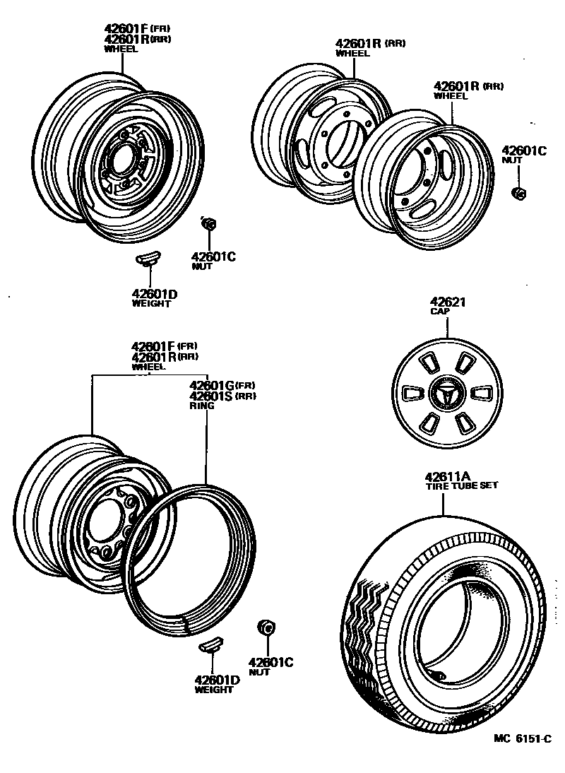 4103 — DISC WHEEL & WHEEL CAP