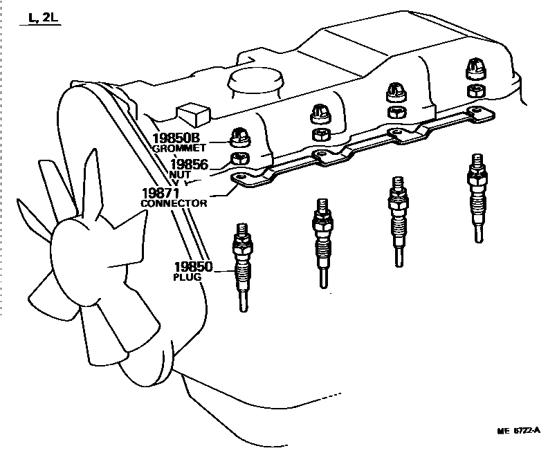 1901 — IGNITION COIL & SPARK PLUG / GLOW PLUG