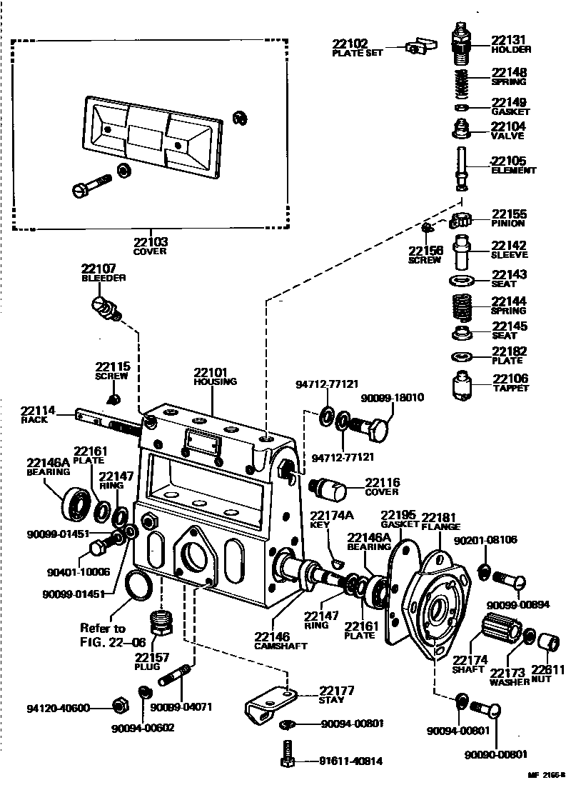 2203 — INJECTION PUMP BODY