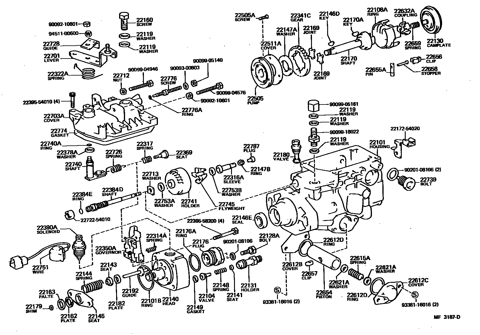 2203 — INJECTION PUMP BODY