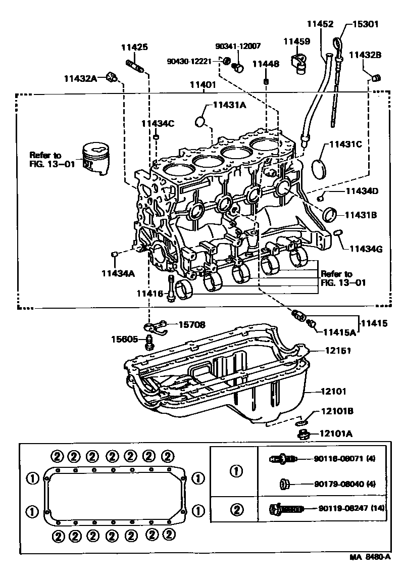 1105 — CYLINDER BLOCK