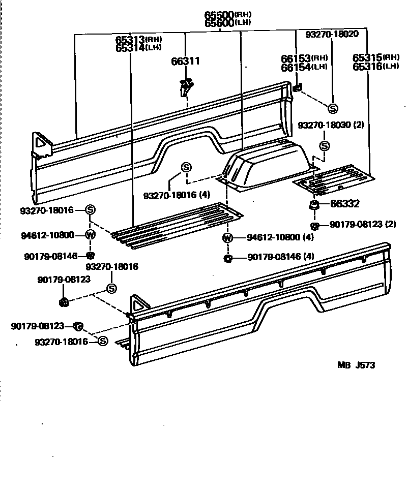 6554 — REAR BODY SIDE PANEL