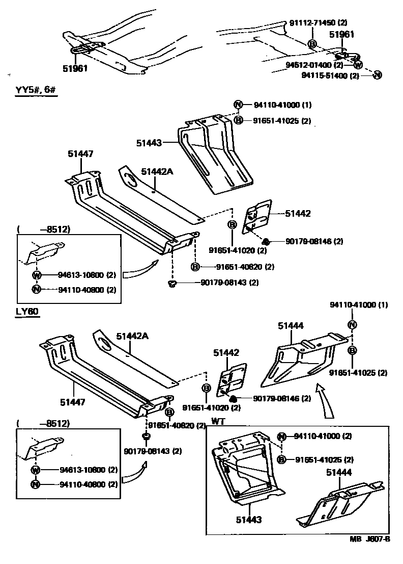 5152 — SUSPENSION CROSSMEMBER & UNDER COVER